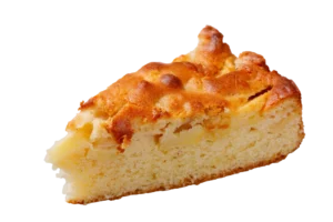 gâteau aux pommes moelleux avec une touche de sucre vanillé