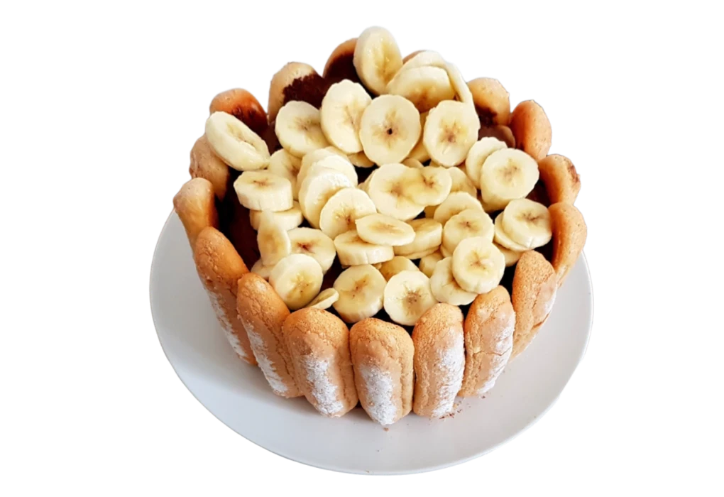 Recette délicieuse de Charlotte chocolat et bananes